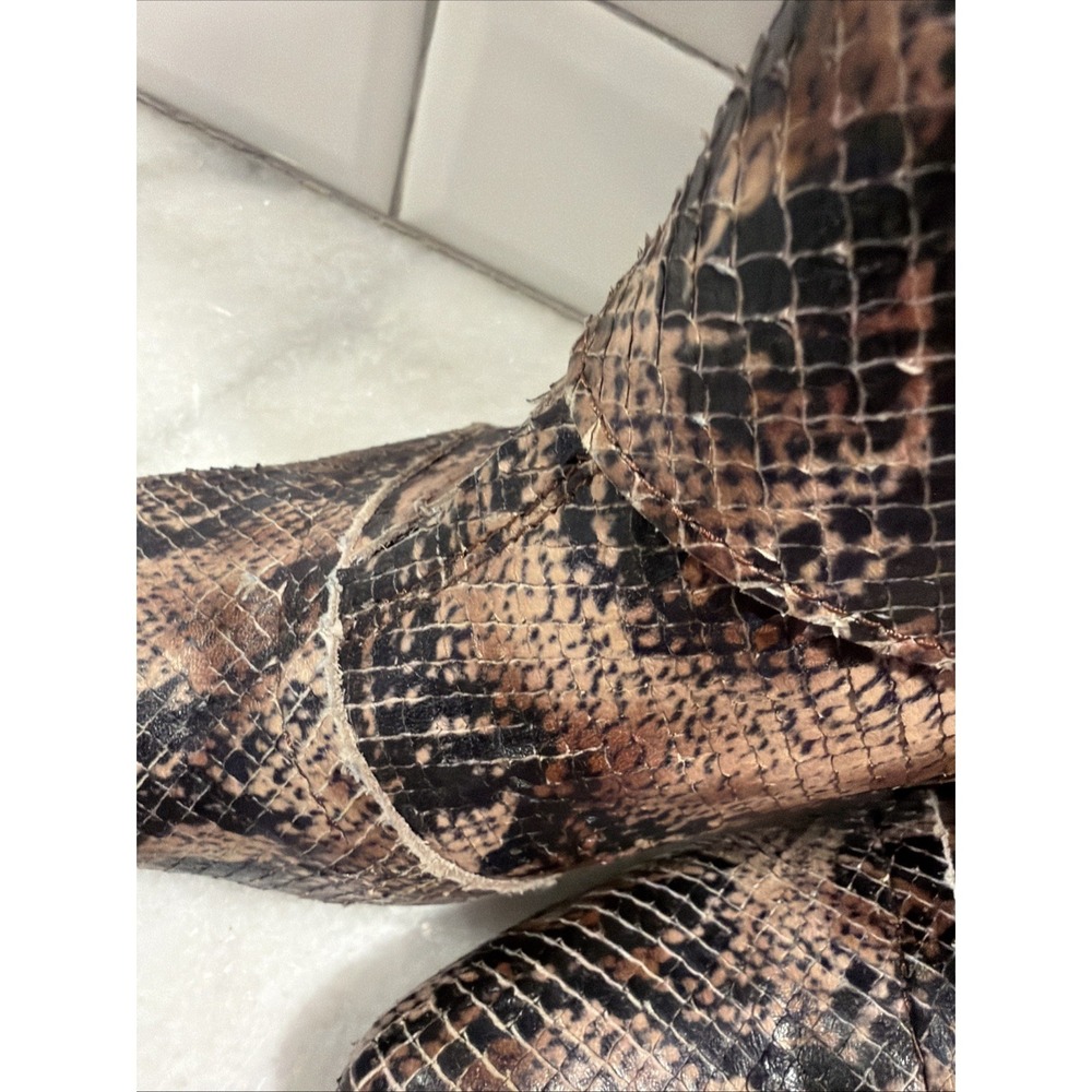 FREEBIRD Joey‎ Snake Print Bootie SZ 10 - Picture 7 of 16